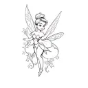 tinker bell tattoo design idea