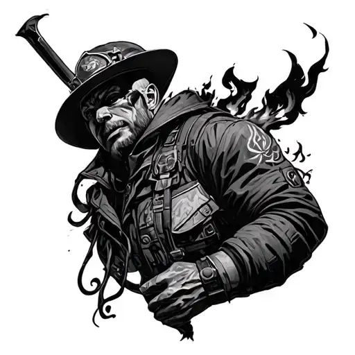 Fire Force tattoo design idea