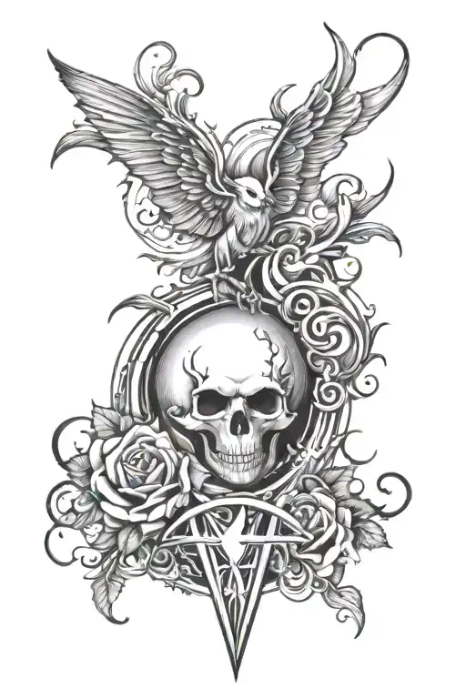 Smashing Pumpkins tattoo design idea