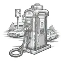 Gas Pump tattoo design idea