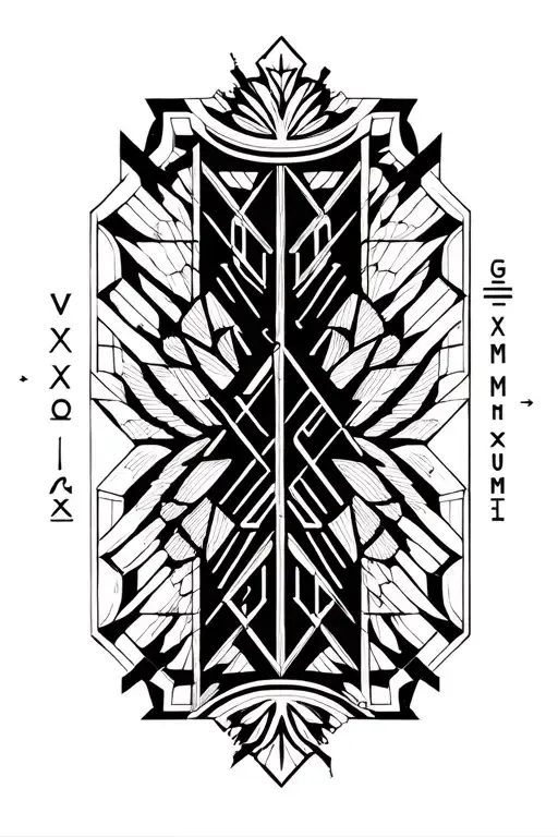 "V-XXIX-MMII" Zodiac sign Gemini sign tattoo design idea