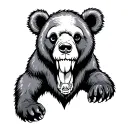 Grateful Dead Bear tattoo design idea