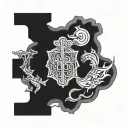 trust in god tattoo design idea