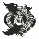 trust in god tattoo design idea