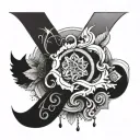 trust in god tattoo design idea