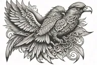 thunderbird tattoo design idea