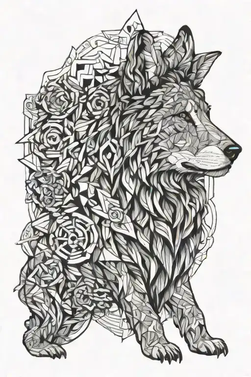 Swiss sheperd tattoo tattoo design idea