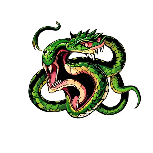 Viper tattoo tattoo design idea