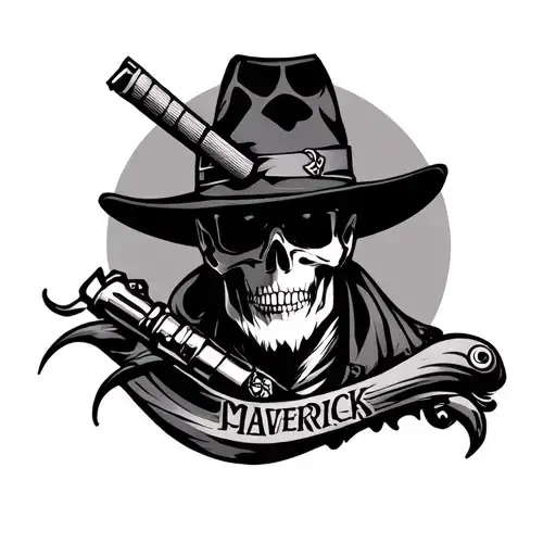 Maverick tattoo design idea