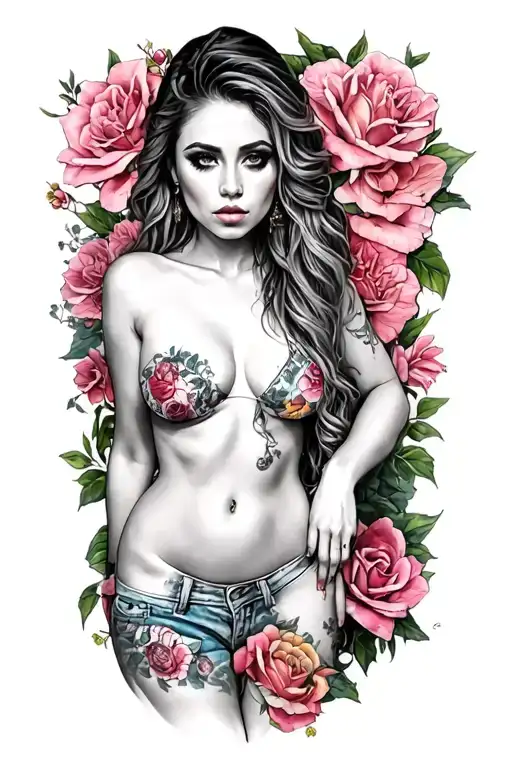 "nympho" "sissy slut" "penis" tattoo design idea