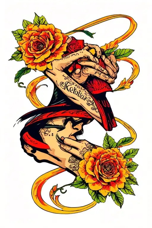 struggle ugliness in the success tattoo design idea