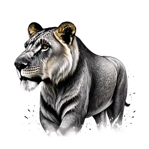 south africa big five tattoo design idea