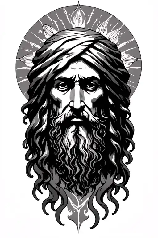 Yeshua Adonai tattoo design idea