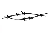 barb wire tattoo design idea