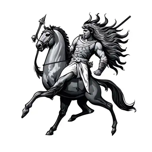 St George tattoo design idea
