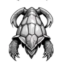 Viking Turtle tattoo design idea