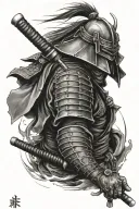 ronin samurai tattoo design idea