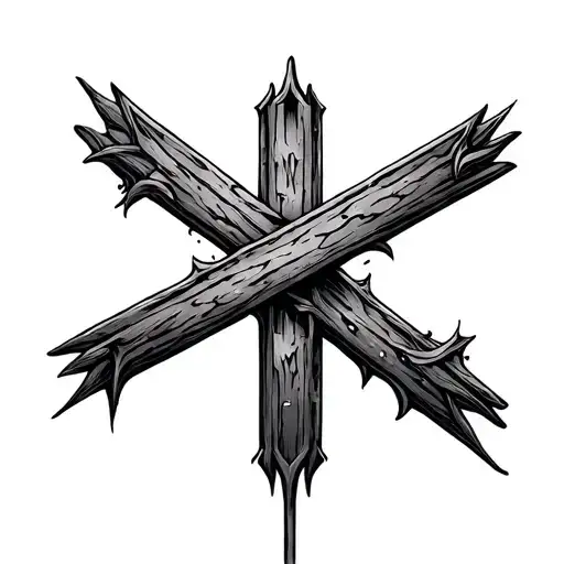 Crossroads tattoo design idea