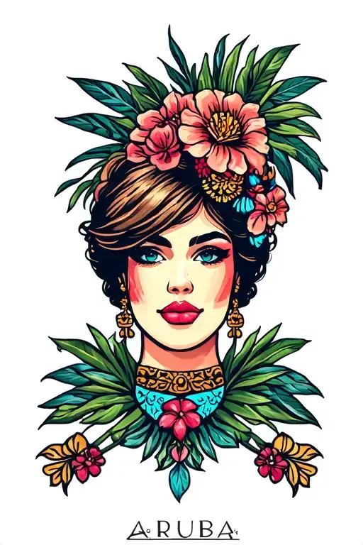 aruba tattoo design idea