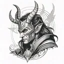 Loki tattoo design idea