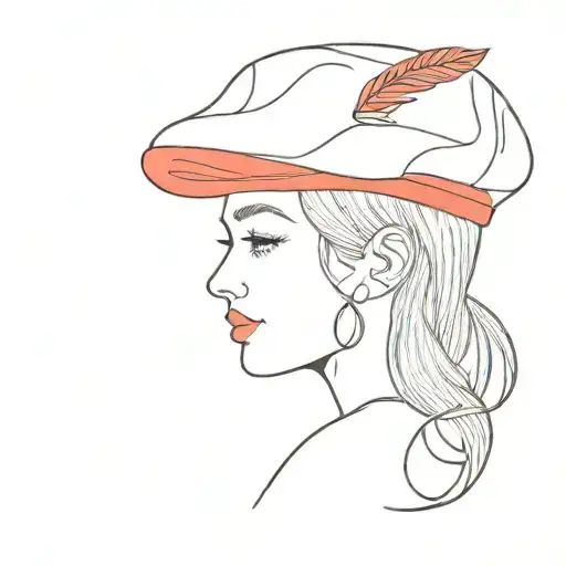 red beret tattoo design idea