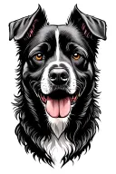 Dog tattoo design idea