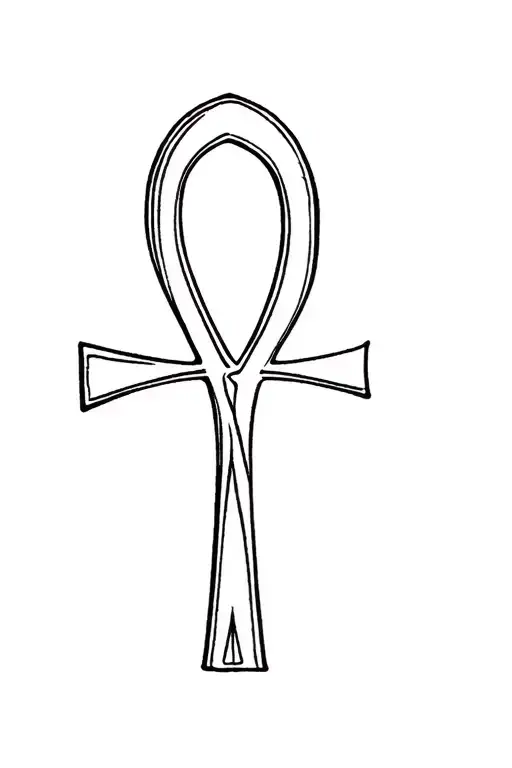 Top Keep your Ankh exactly as it is. The new tattoo will start just below itletting the Ankh serve as the anchor and lif tattoo design idea