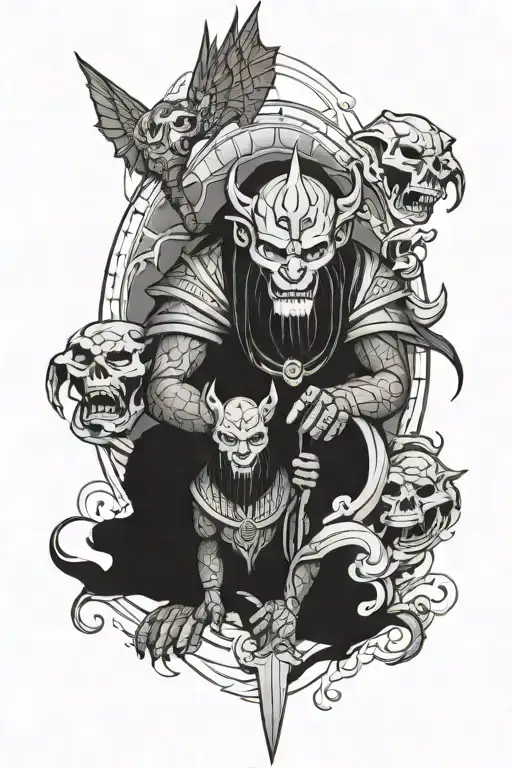 protector of his family tattoo design idea