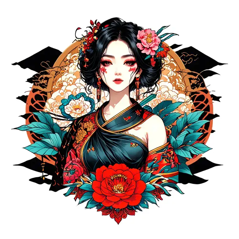 Sandevistan Cyberpunk tattoo design idea