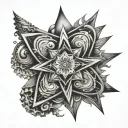 lsd dmt tattoo design idea