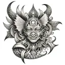 lsd dmt tattoo design idea