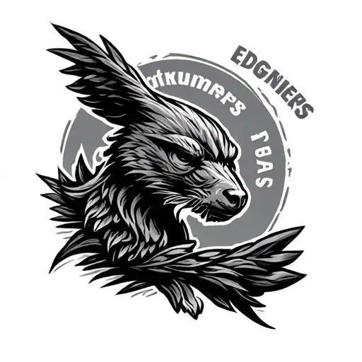 edgerunners logo tattoo design idea