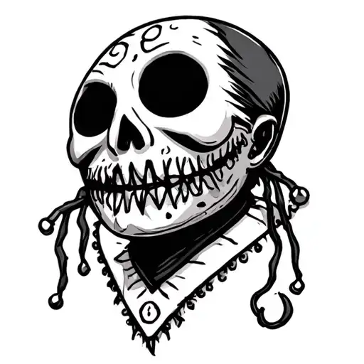 voodoo doll Jack sparow tattoo design idea