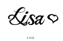 "❤️Lisa❤️ 5.11.23" tattoo design idea