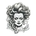 bride of Frankenstein tattoo design idea