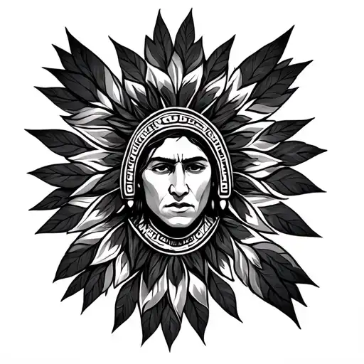 Mapuche tattoo design idea