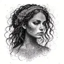 female entire slave tattoo design idea