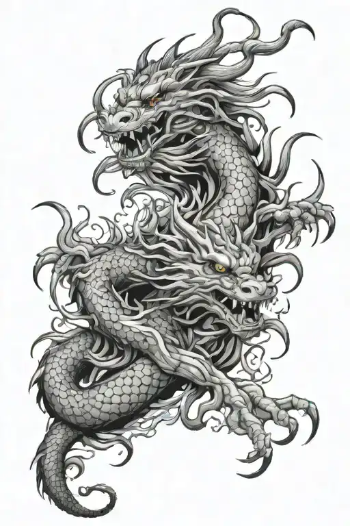Kaido dragon sleeve tattoo tattoo design idea