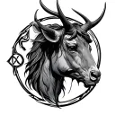 Sagittarius libra taurus zodiac sign tattoo design idea