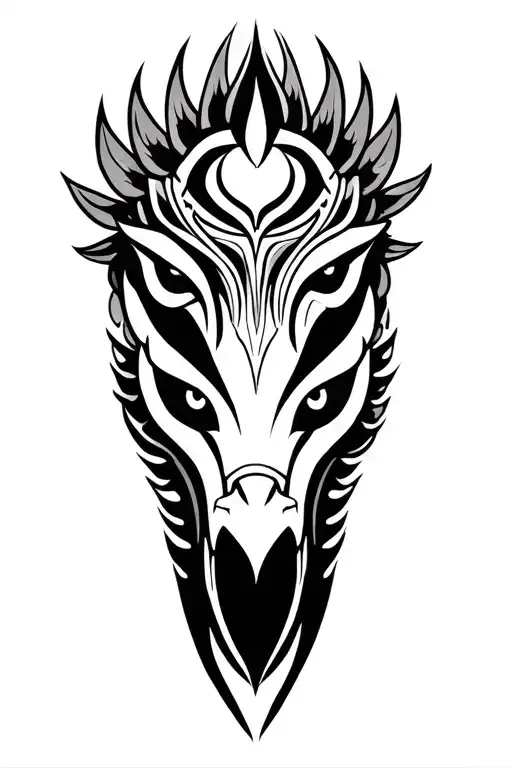 Haida Kokoburra tattoo design idea