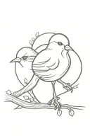 black bird. heart beat line. love you dad. 4/4/51-9/6/23 tattoo design idea