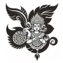 married lakshmi on 20-12-2023 tattoo design idea