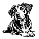 Labrador tattoo design idea