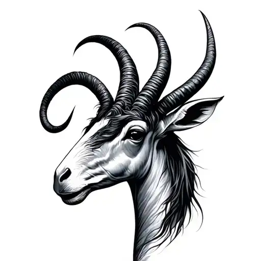 Capricorn, Music lover, Artist tattoo design idea