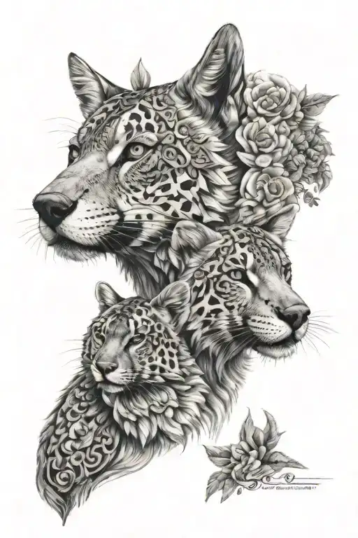 family members tattoo design idea