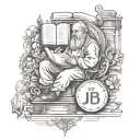 The book of Job in the bible as a tattoo  tattoo design idea