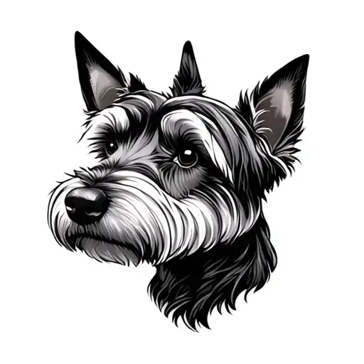 Scottie tattoo design idea
