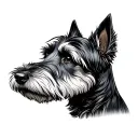 Scottie tattoo design idea