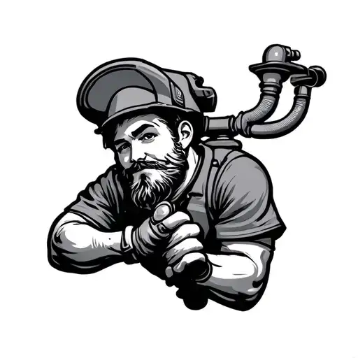 plumber tattoo design idea