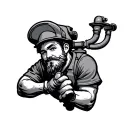 plumber tattoo design idea
